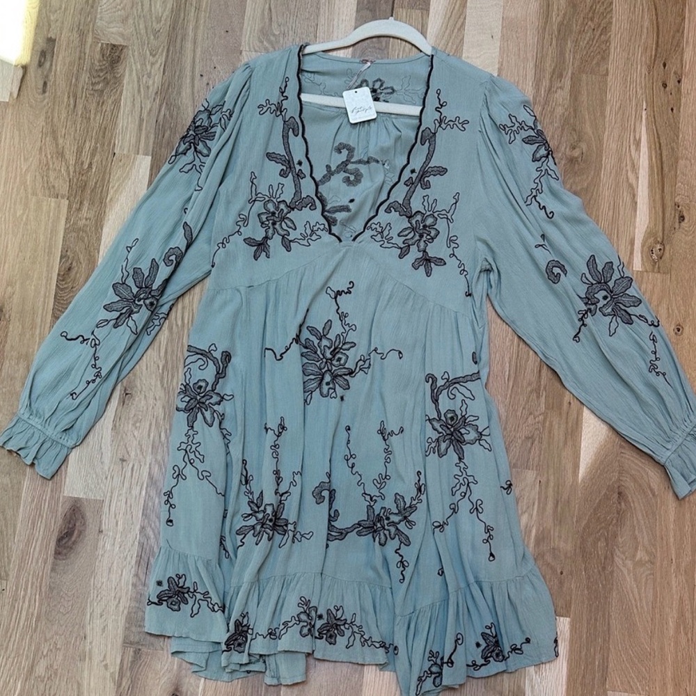 Free People Embroidered Dress - Picture 3 of 5